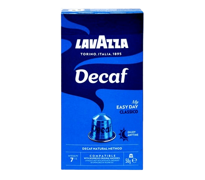 LAVAZZA Kapsle Nespresso, espresso Maestro DEK (bez kofeinu) 10 ks