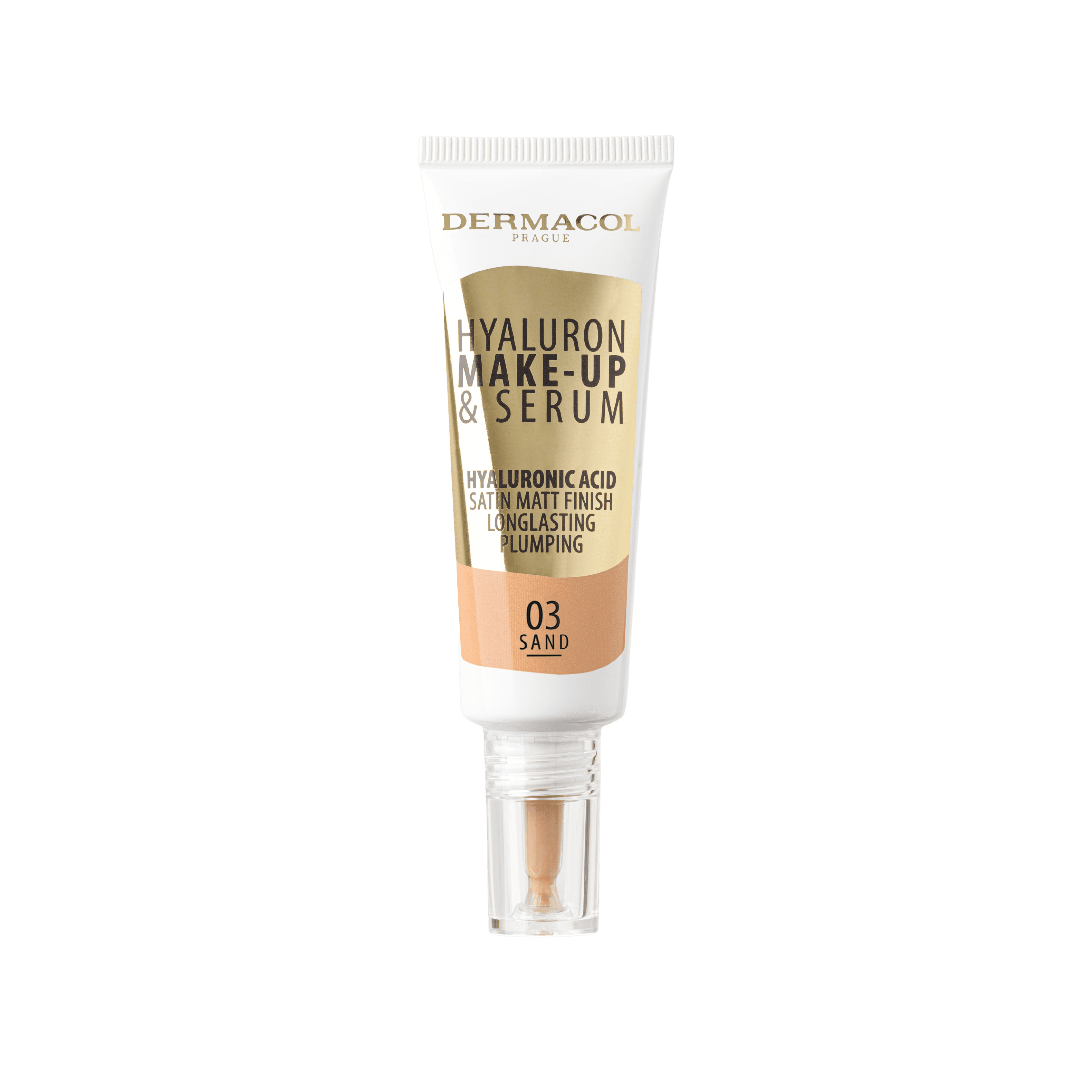 DERMACOL Hyaluron make-up a sérum č.3 Sand 25 g