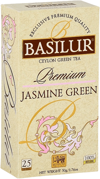 BASILUR Premium Jasmine Green 25 x 2 g