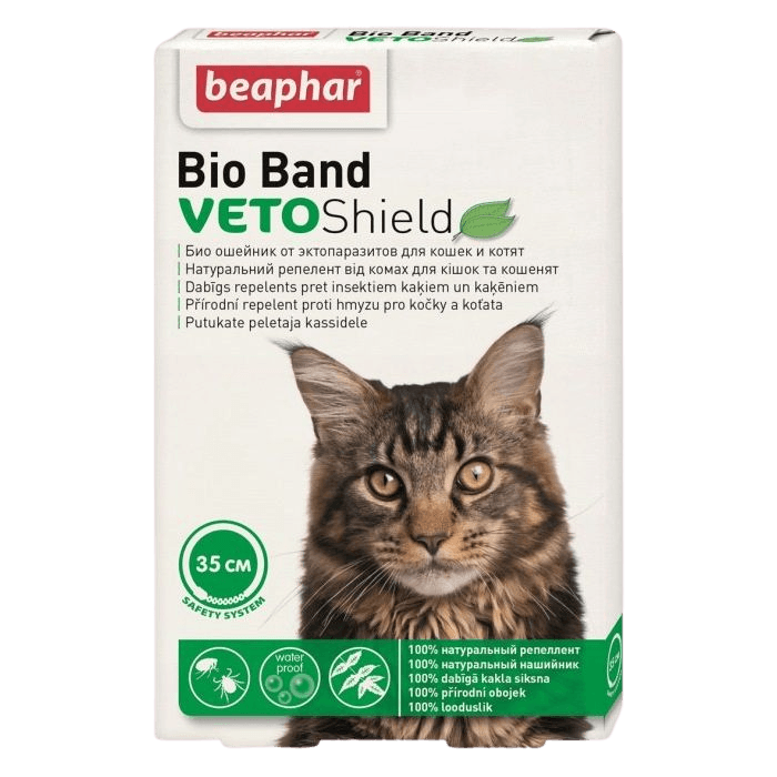 BEAPHAR Bio Band VETOShield repelentný obojok pre mačky 35 cm