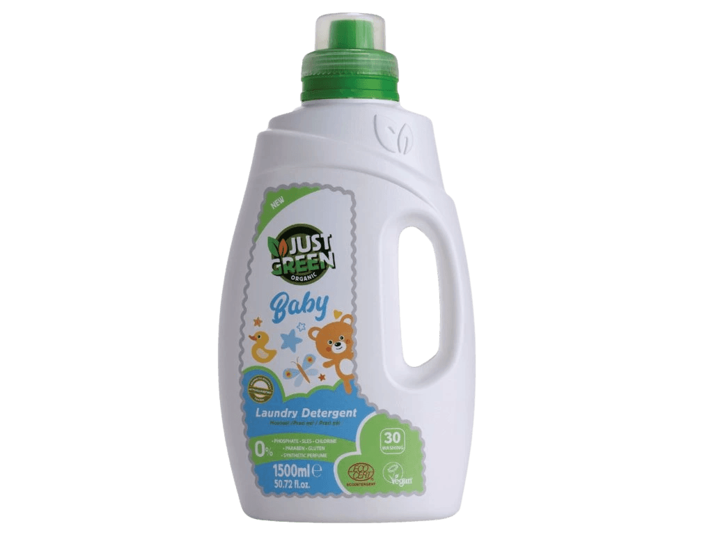 JUST GREEN ORGANIC Organický detský prací gél 1500 ml