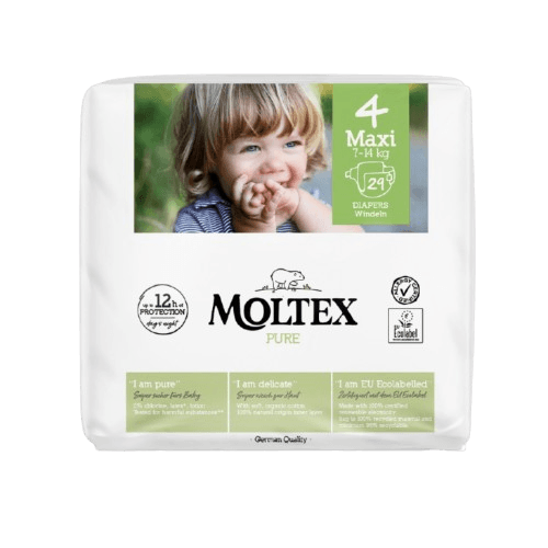 MOLTEX Plienky Pure Maxi 7-14 kg 29 ks