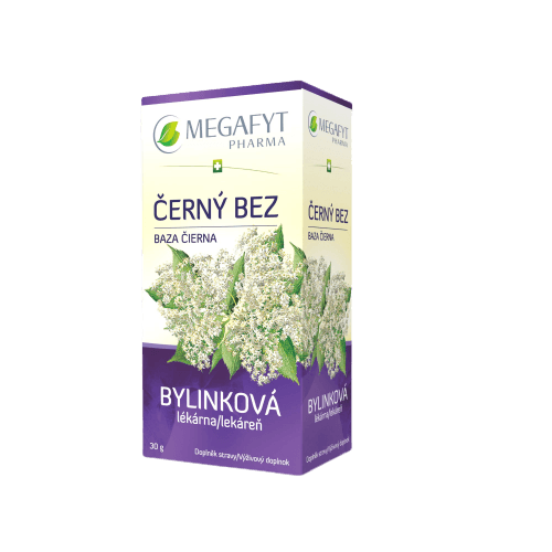 MEGAFYT Bylinková lekáreň Baza čierna vrecúška 20 x 1.5 g