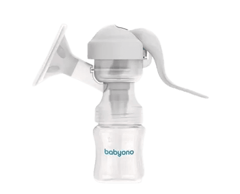 BABYONO Odsávačka materského mlieka manuálna Anatomy 150 ml