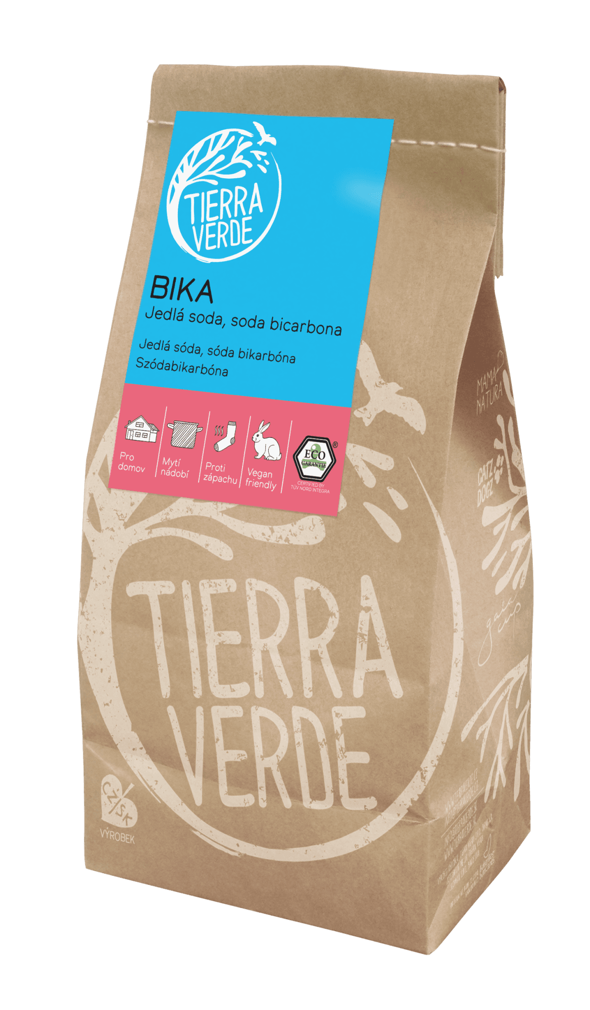 TIERRA VERDE Bika – sóda bicarbona, hydrogénuhličitan sodný 1 kg