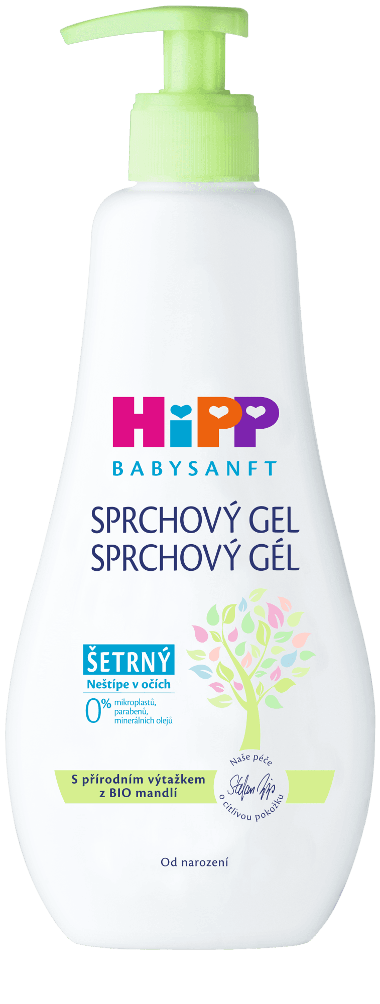 HIPP BabySANFT Detský sprchový gél na telo a vlasy 400 ml