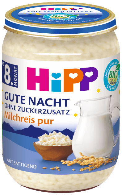 HIPP BIO Na dobrú noc Krupicová kaša 190 g