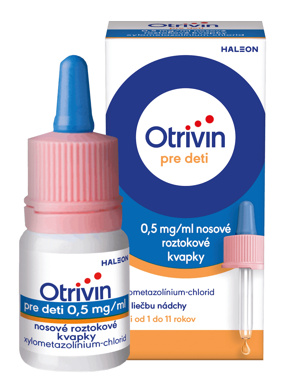OTRIVIN nosové kvapky pre deti na upchatý nos 10 ml