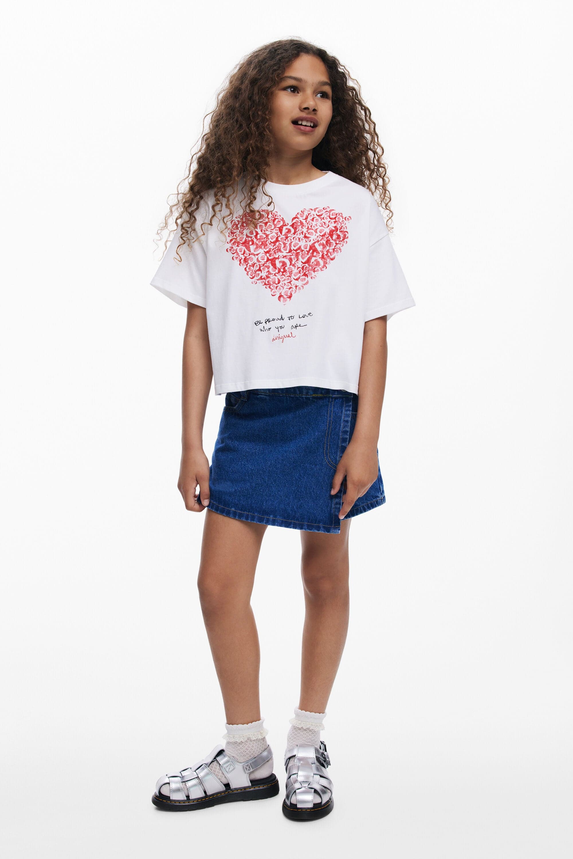 Desigual, Džínová sukňonohavica, Deti, Modrá, 7/8