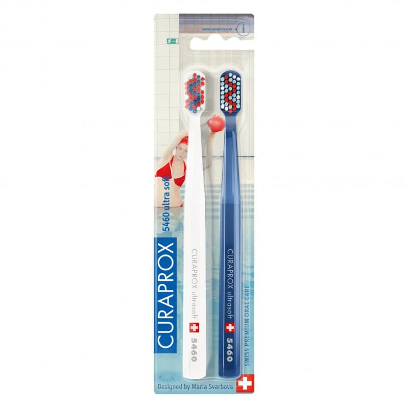CURAPROX duo-pack zubné kefky Ultra soft 5460 - 2ks Limitovaná edícia: Swimming pool