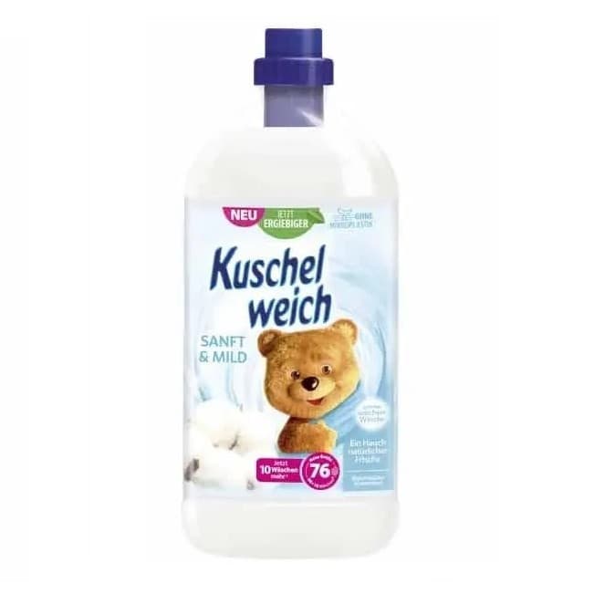 Kuschelweich 2l aviváž - Sanft&Mild (biely) - 76 praní