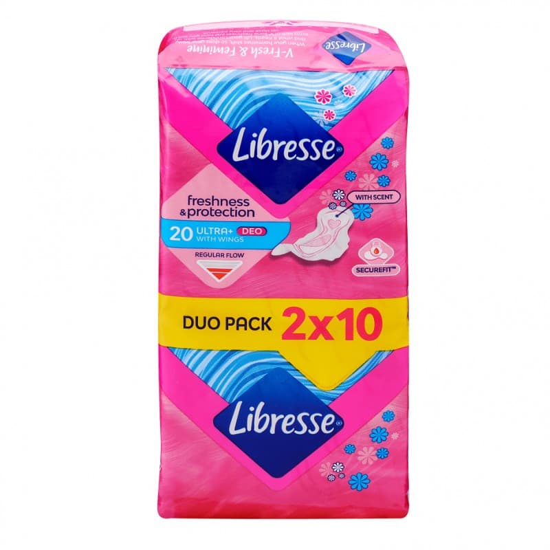 LIBRESSE Ultratenké vložky - Freshness & Protection 20ks