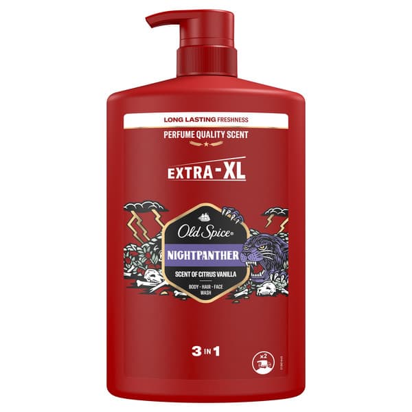 Old Spice Sprchový gél 3in1 - Nightpanther 1L