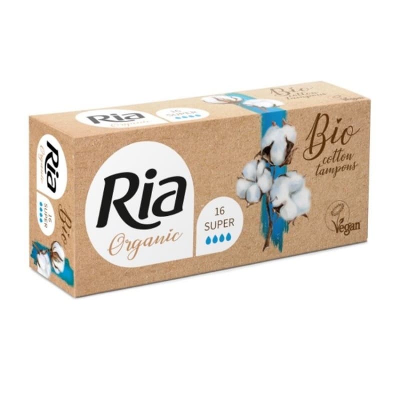 RIA Tampóny Organic - Super 16ks