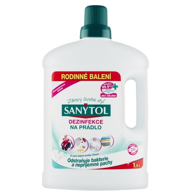 SANYTOL Dezinfekcia na prádlo 1,5l