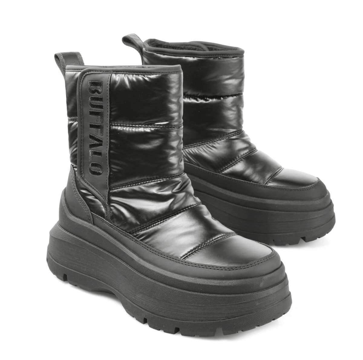 obuv zimná dámske - OLYMPIA VELBOOT QUILT - BUFFALO - 1270151-BLK 40