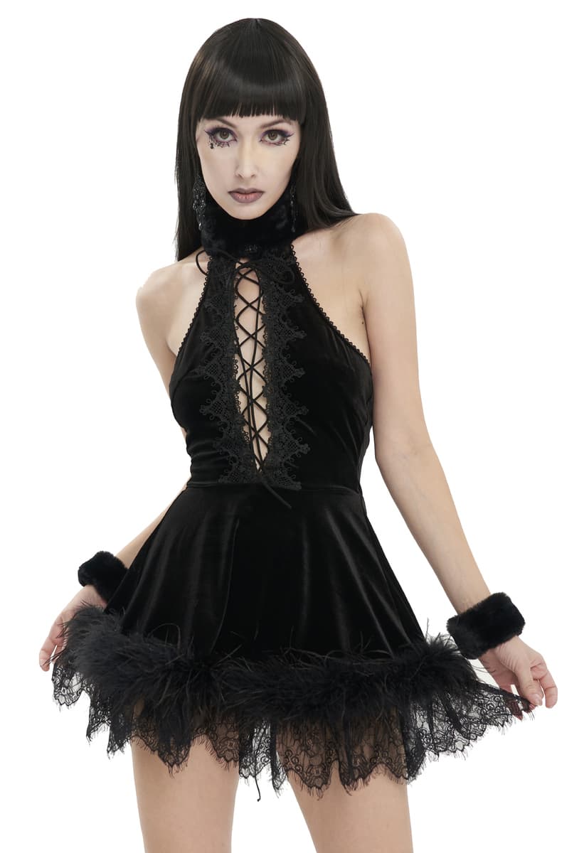 šaty dámske DEVIL FASHION - Christmas Fun XL