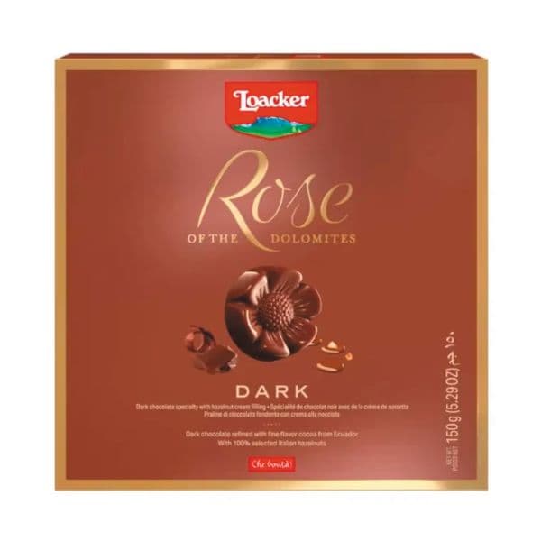 Loacker Rose of Dolomites 150g Dark-Noir
